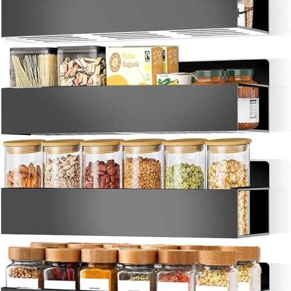 Magnetic Spice Rack Organizer for Fridge Seasoning Organizer for Kitchen storage - Picture 1 of 8